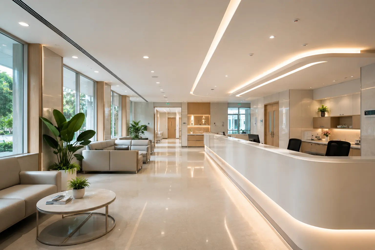 Hospital interior design in Greater Noida