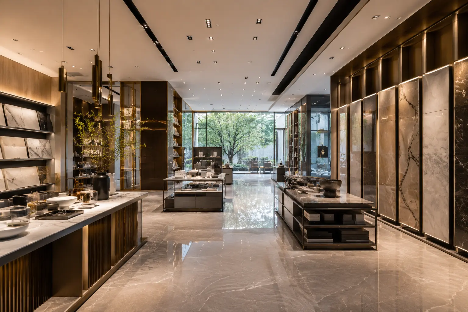 Showroom interior design in Greater Noida