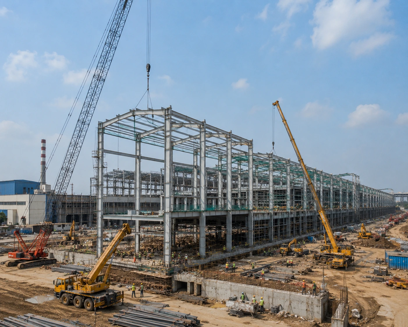Industrial construction services in Lucknow