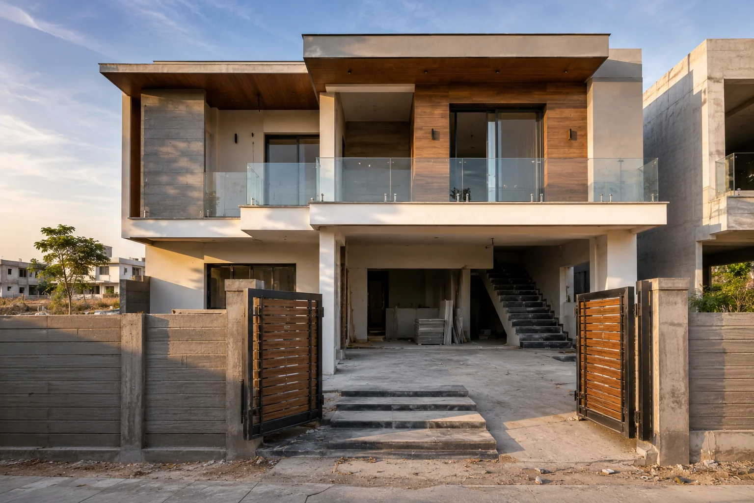 Residential house construction in Gurgaon